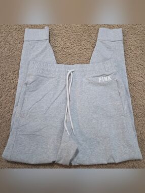 PINK Victoria's Secret Large Spellout Joggers Sweatpants